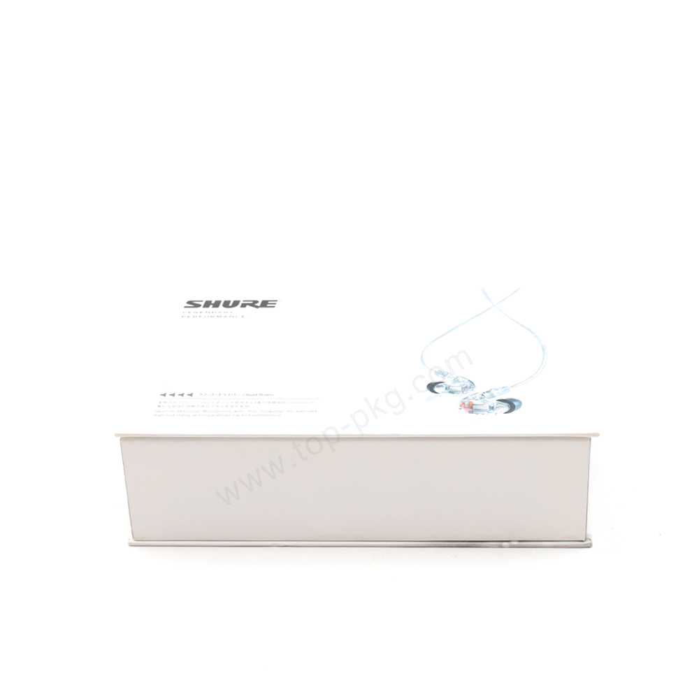 White headset packaging box