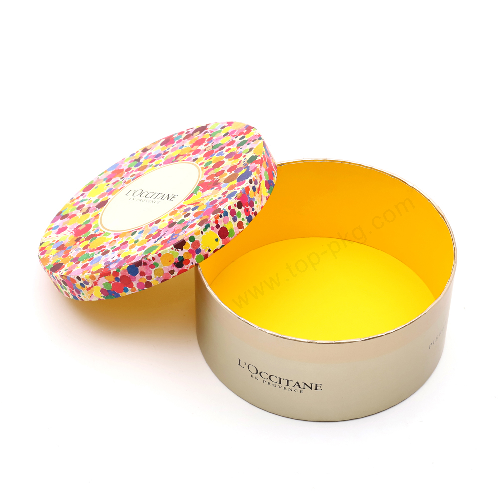 Colorful Round shape Packaging Box