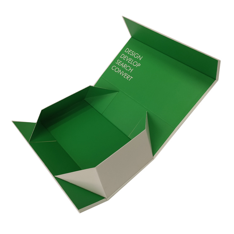 Custom collapsible rigid box foldable rigid box cardboard box