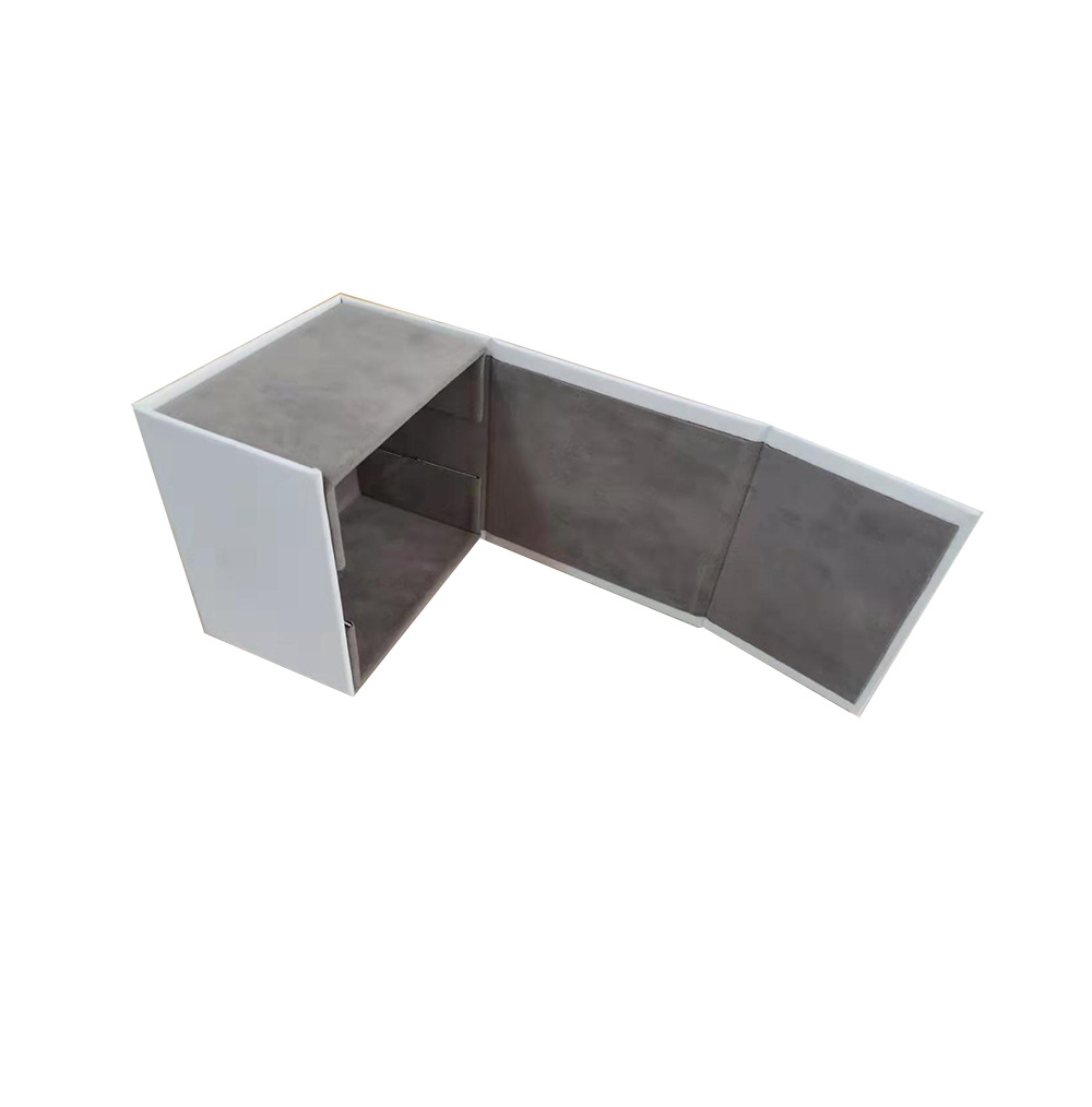 Custom collapsible rigid box foldable rigid box inside cloth decoration