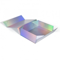 Custom Holographic Magnetic Foldable collapsible  Gift Boxes