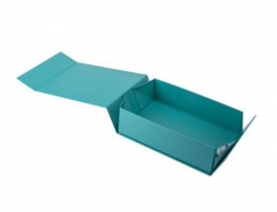 Custom collapsible gift box foldable rigid box  with magneic
